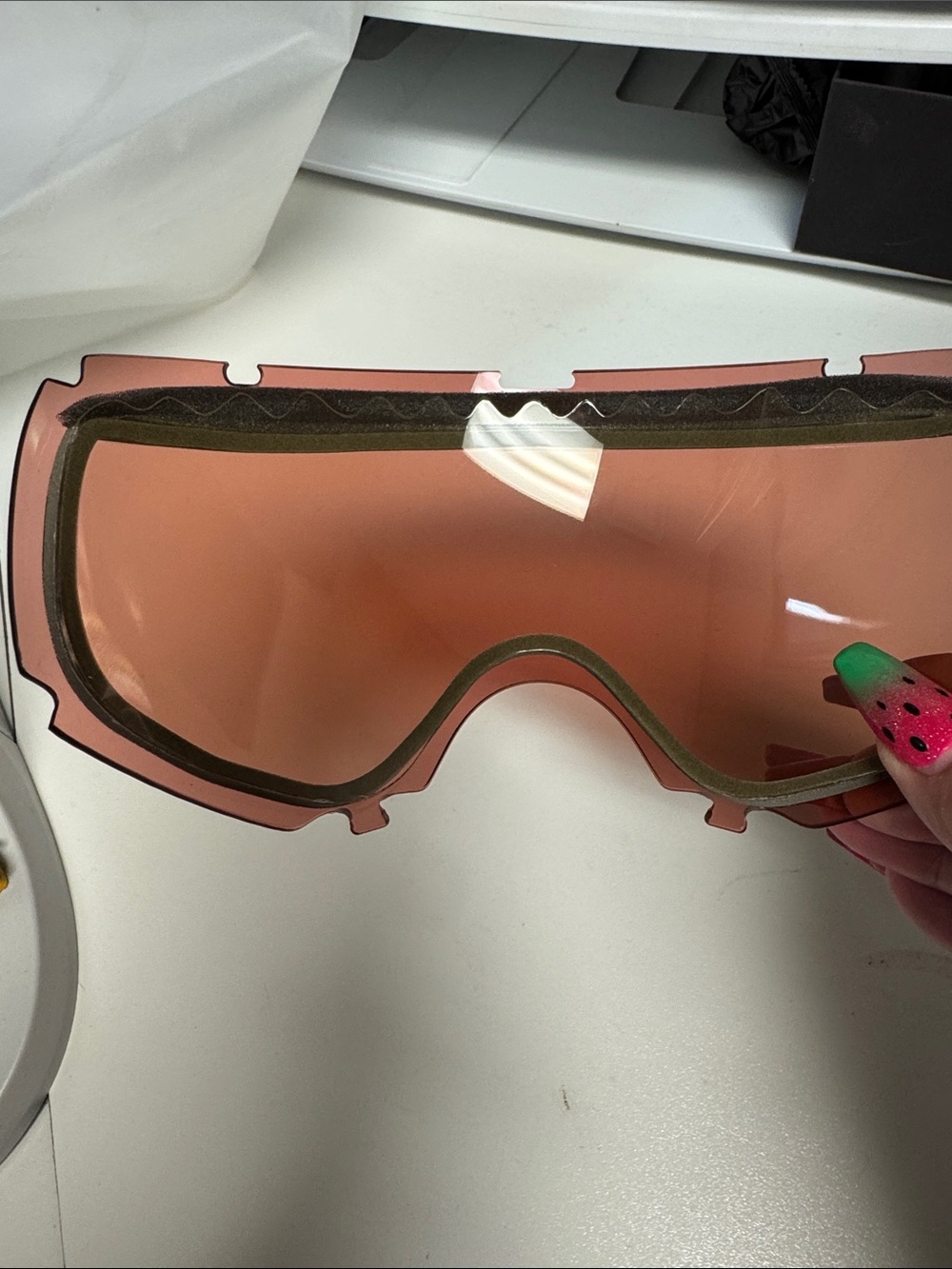 Brand new Oakley replacement lense for Canopy snow goggle in Rose - Picture 3 of 4
